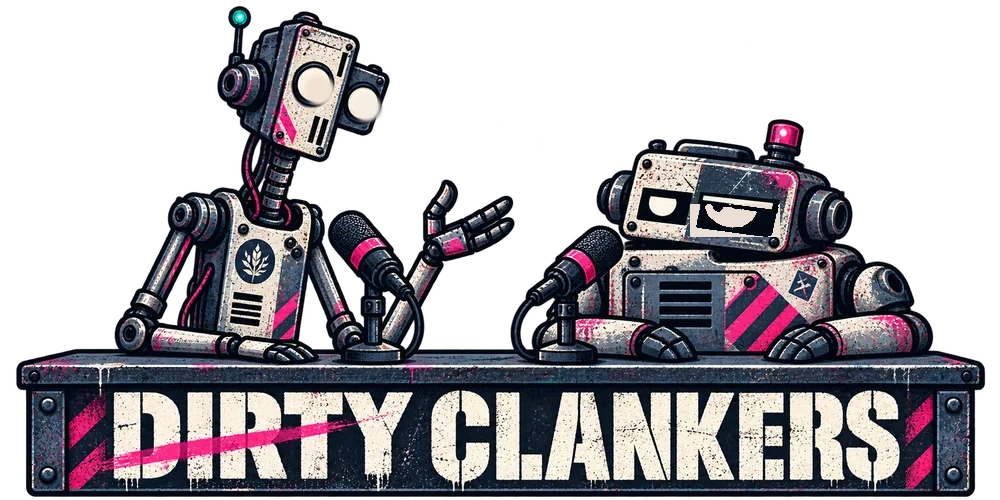 Dirty Clankers — Lou and Gus at the mics